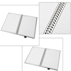 A5 Smart Reusable Forever Notebook (40 Sheets) with Erasable Pen and Wiper- Black