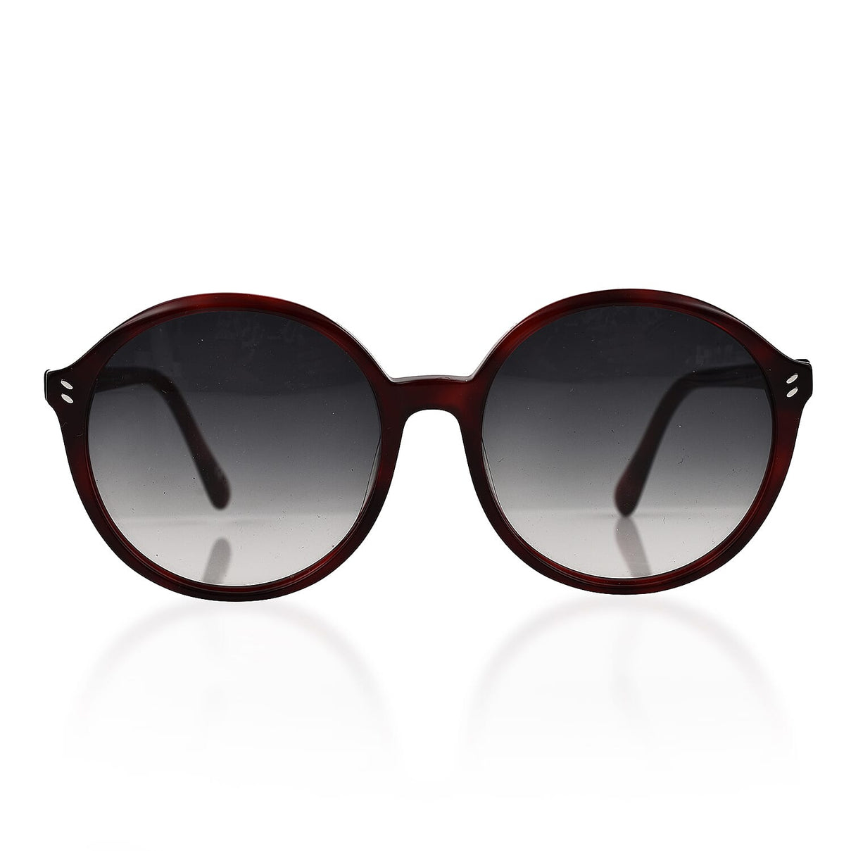 Stella McCartney Round Acetate Round Sunglasses - Burgundy 7553316 0