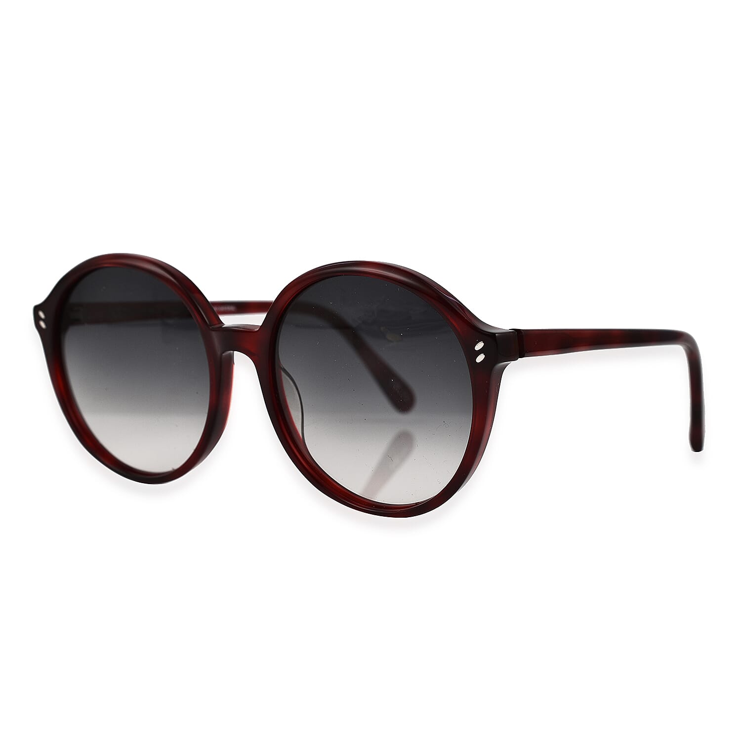 Stella McCartney Round Acetate Round Sunglasses - Burgundy 7553316 1