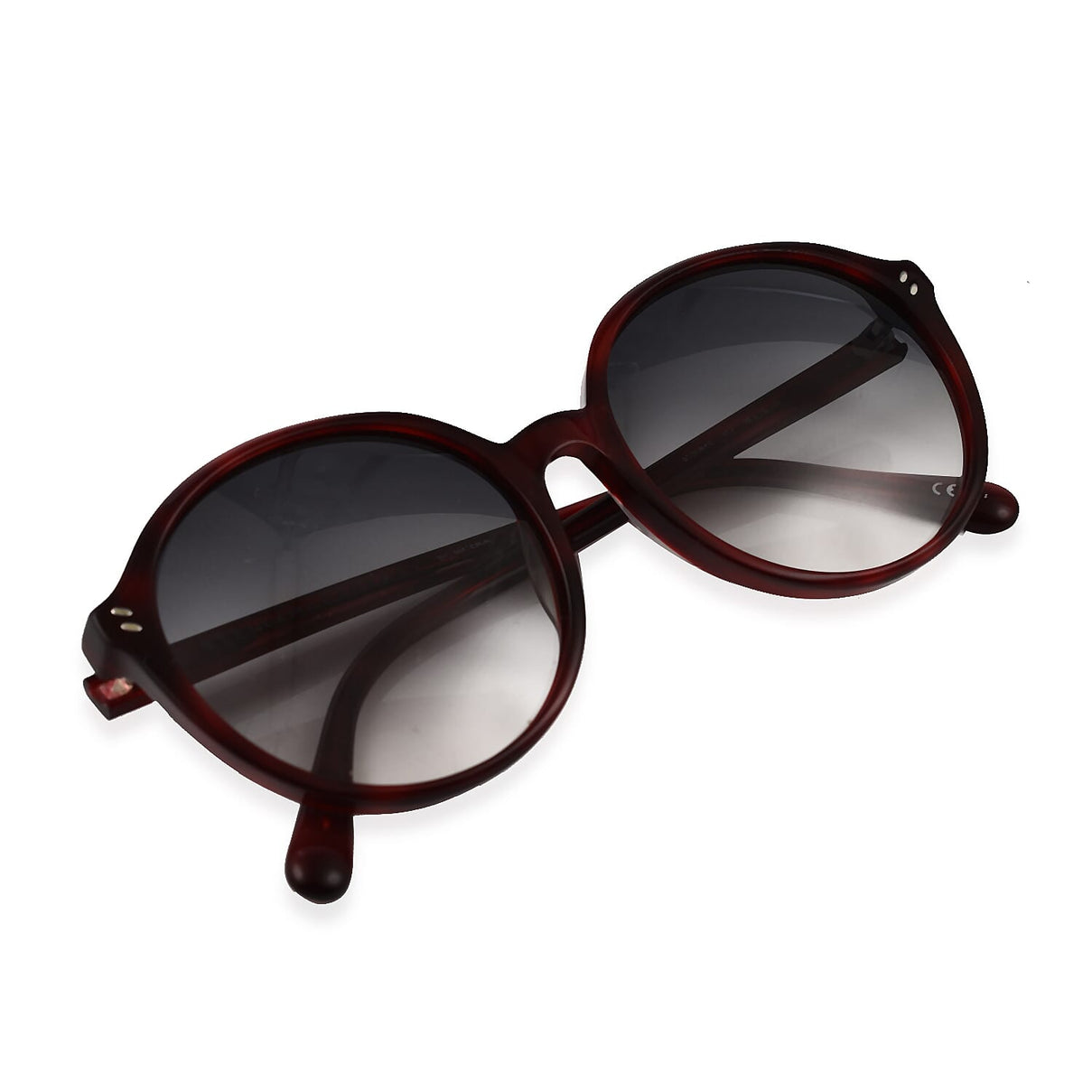 Stella McCartney Round Acetate Round Sunglasses - Burgundy 7553316 3