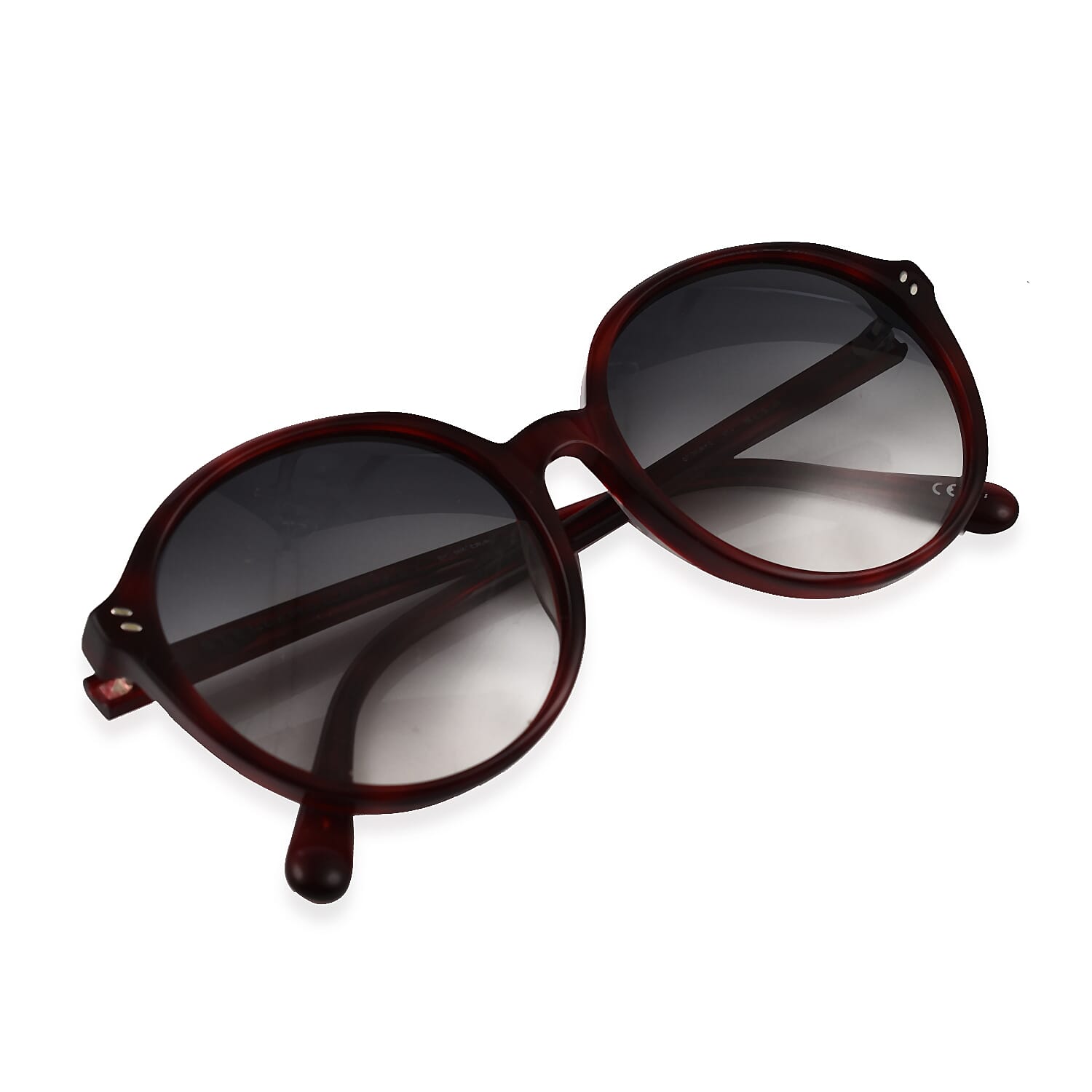 Stella McCartney Round Acetate Round Sunglasses - Burgundy 7553316 3