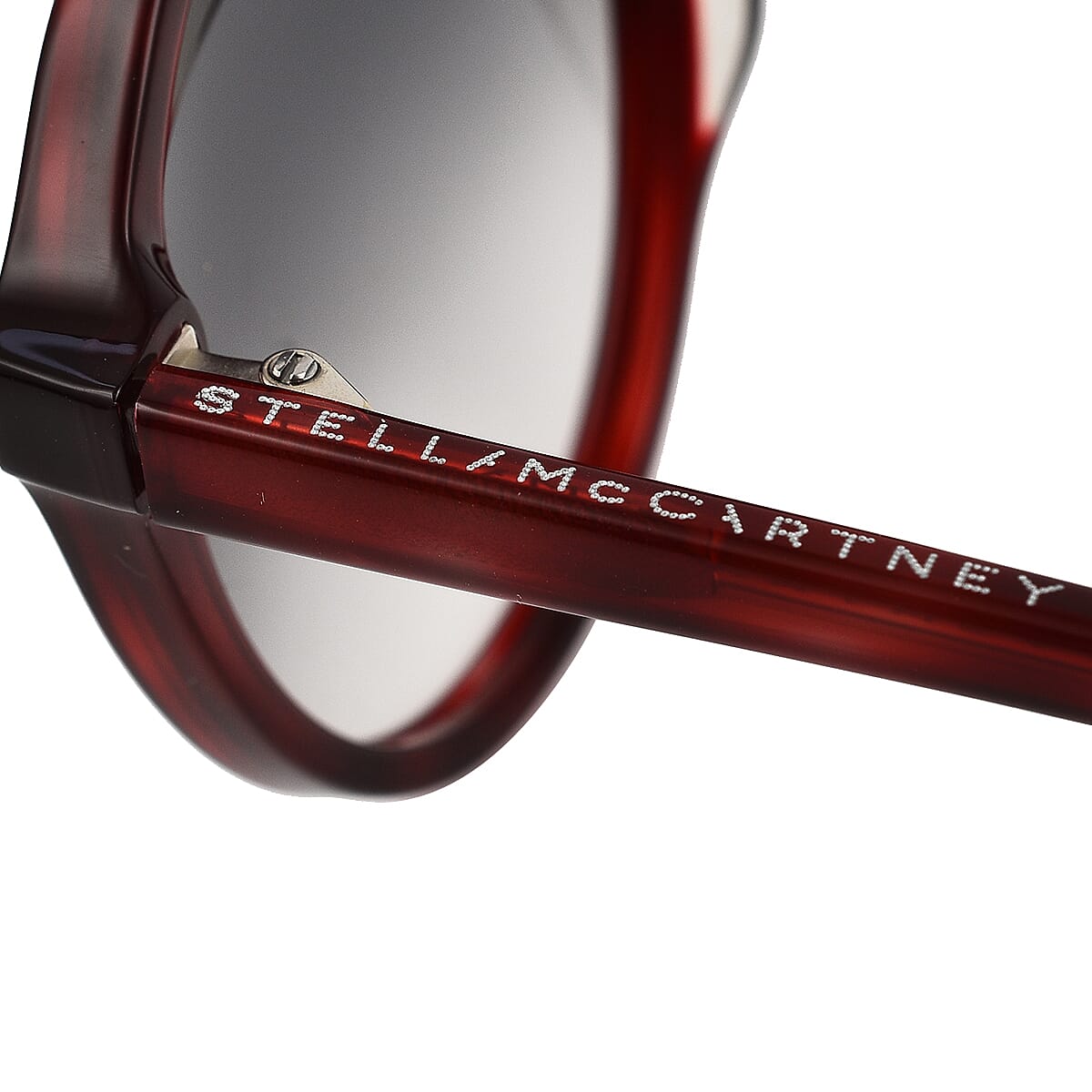 Stella McCartney Round Acetate Round Sunglasses - Burgundy 7553316 4