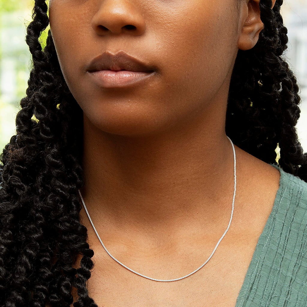 Sterling Silver Chain (Size - 18)