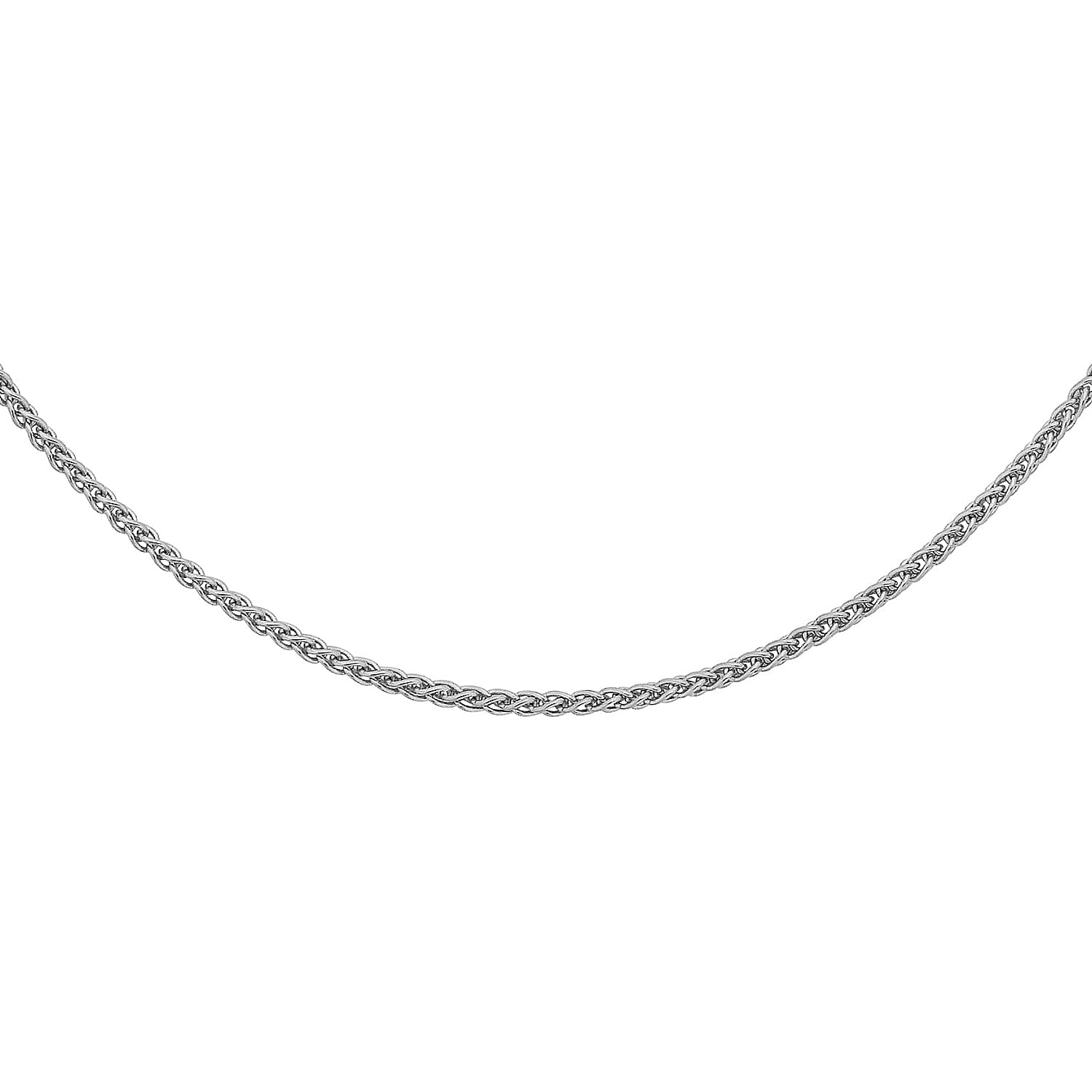 Sterling Silver 1.3mm Spiga Chain 18 Inch 7618066 3