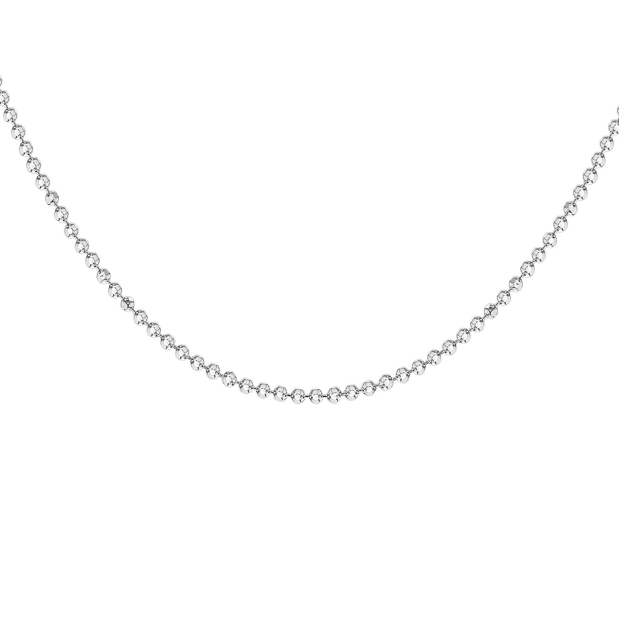 Sterling Silver 1.4mm Diamond Cut Ball Chain 16 Inch 7620174 0