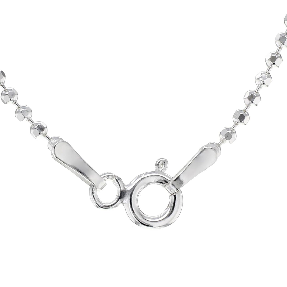Sterling Silver 1.4mm Diamond Cut Ball Chain 16 Inch 7620174 4