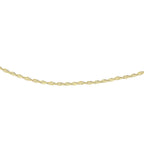 Sterling Silver Twist Curb Chain (Size - 20) With Spring Clasp