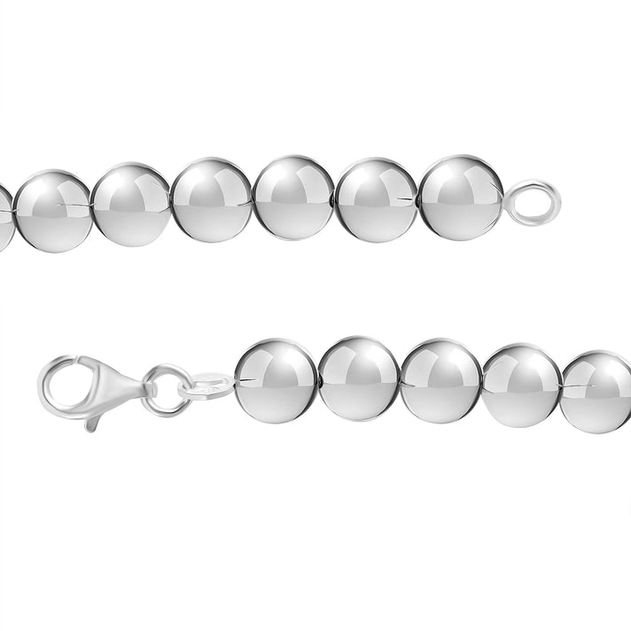 Sterling Silver 10mm Ball Bracelet 7.5 Inch 7315102 2