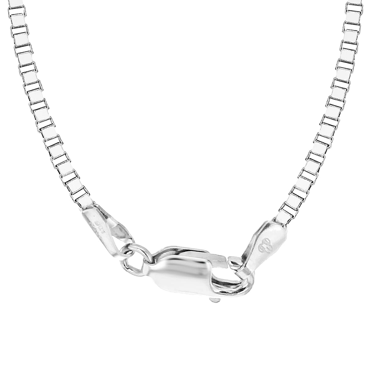 Sterling Silver 2.6mm Box Chain 18 Inch 7620339 4