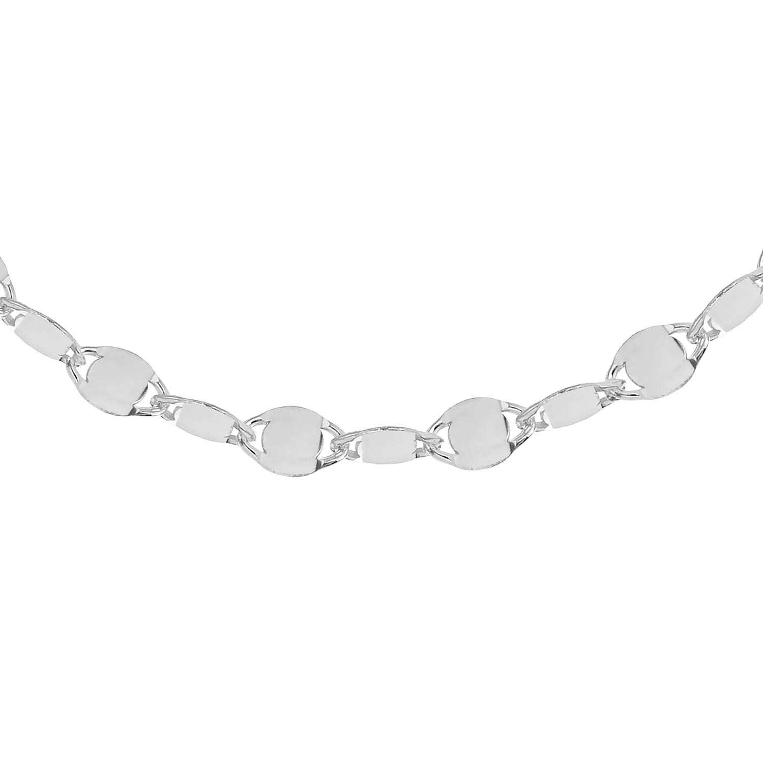 Sterling Silver 2.6mm Flat Mirror Link Chain 16 Inch 7620260 3