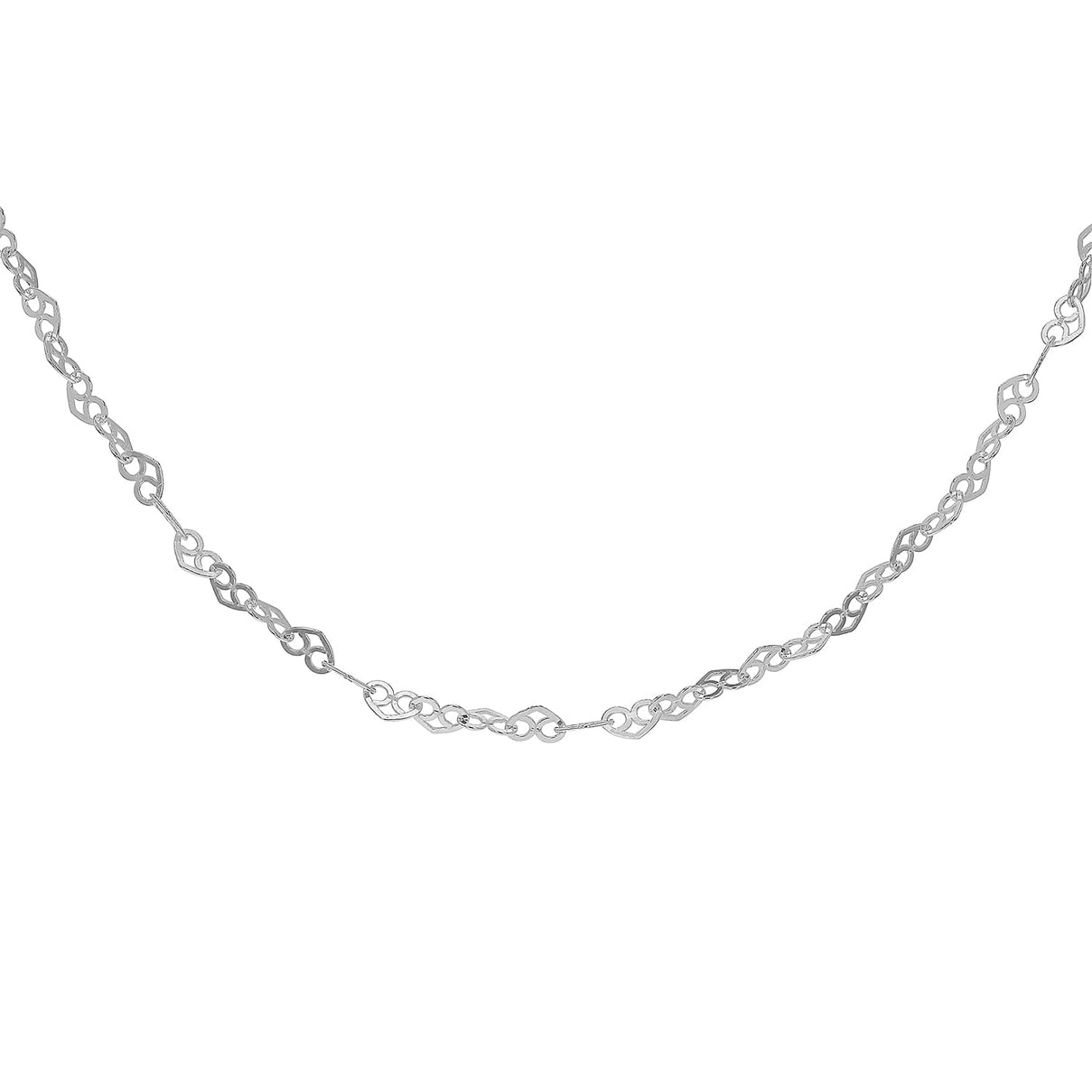 Sterling Silver 3.5mm Heart Link Chain 18 Inch 7618085 0
