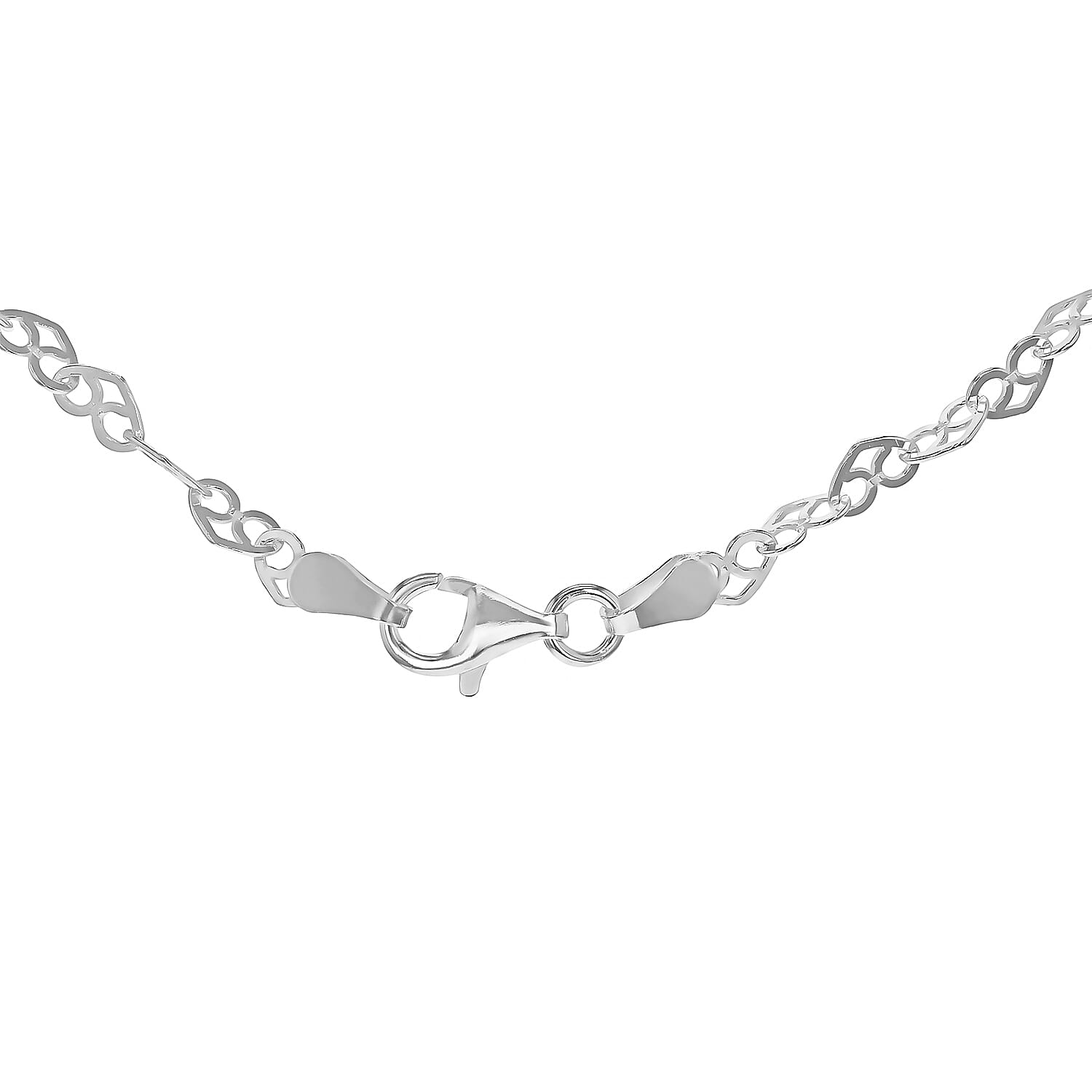 Sterling Silver 3.5mm Heart Link Chain 18 Inch 7618085 4
