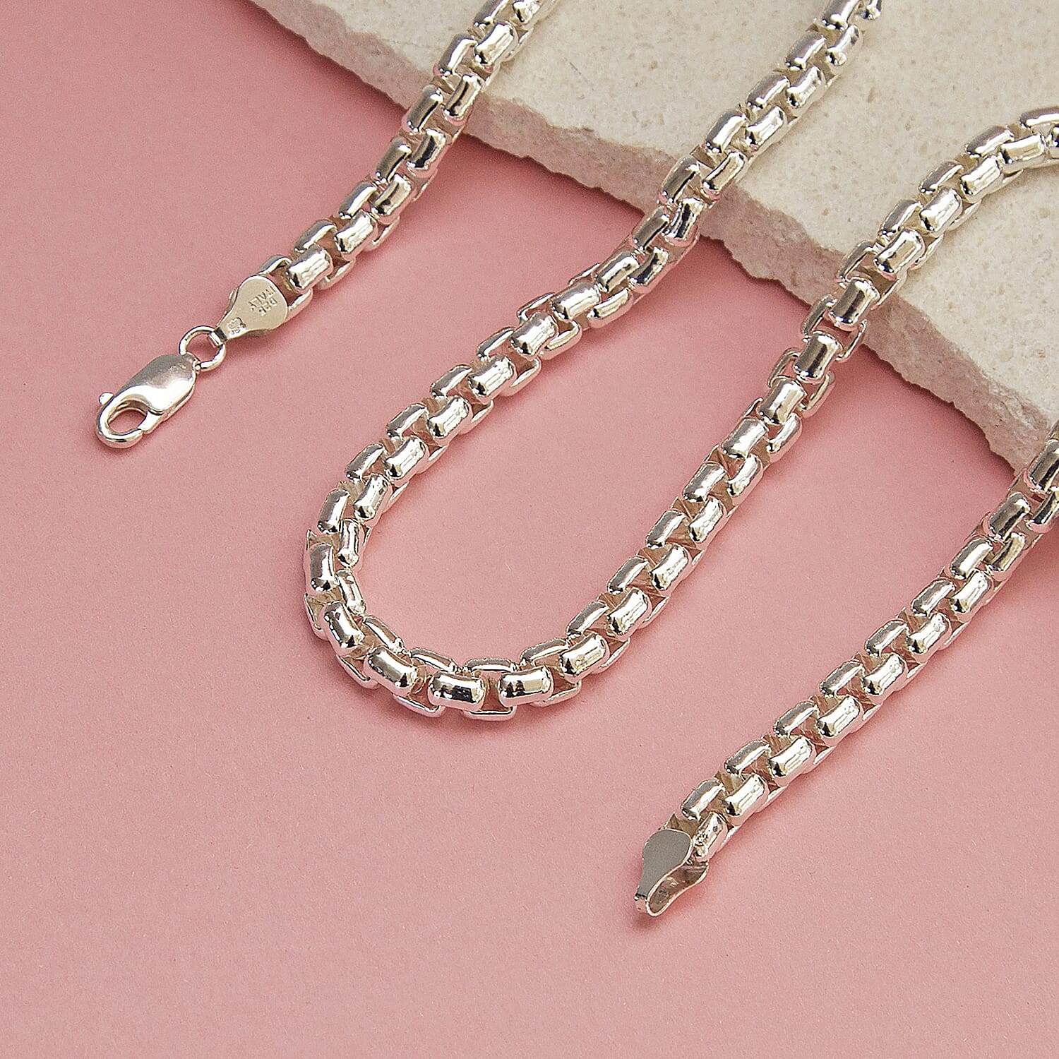 Sterling Silver 6.5mm Box Chain 18 Inch 7315297 2