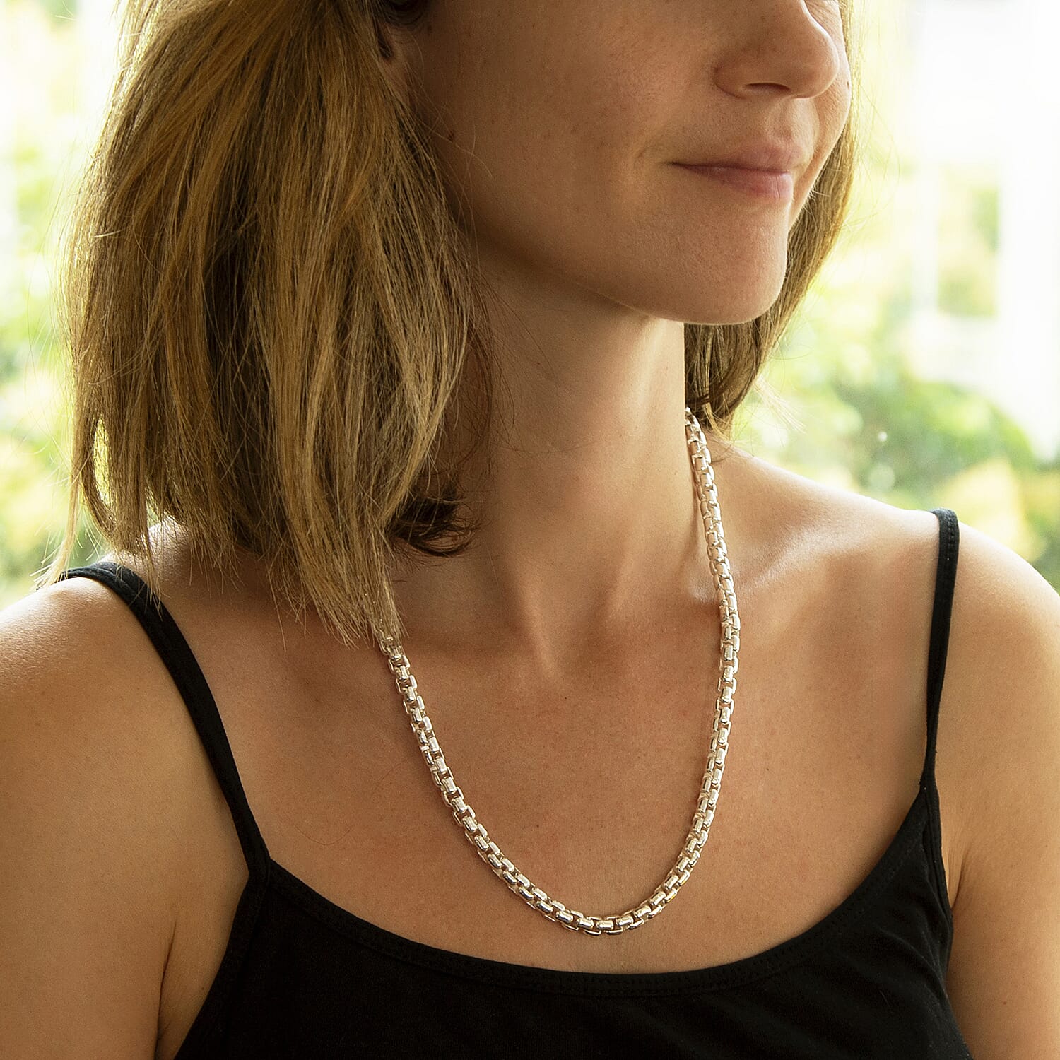 Sterling Silver 6.5mm Box Chain 22 Inch 7315298 1