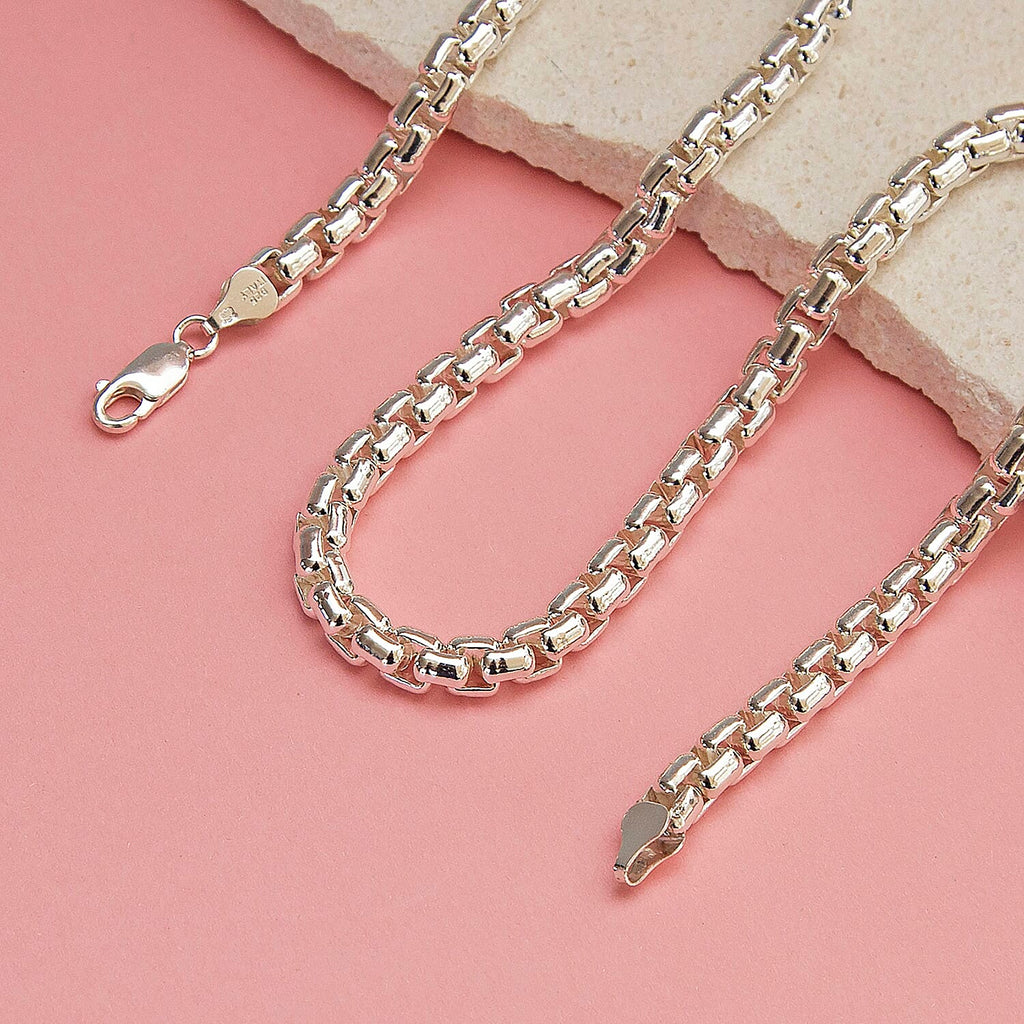 Sterling Silver Chain (Size - 22),  Silver Wt. 91 Gms