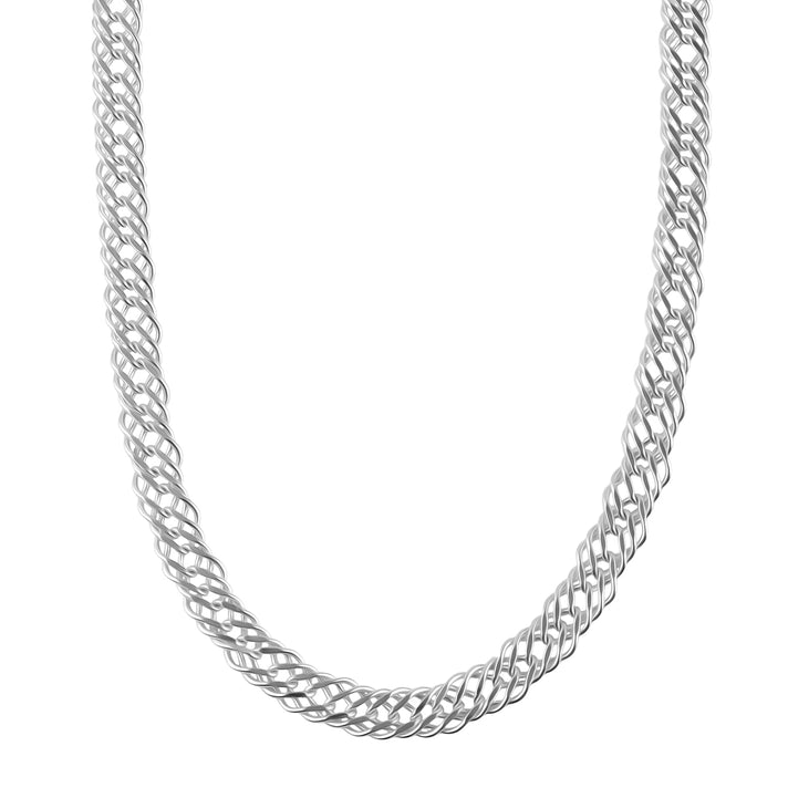 Sterling Silver 6mm Double Curb Chain 22 Inch 7315219 1
