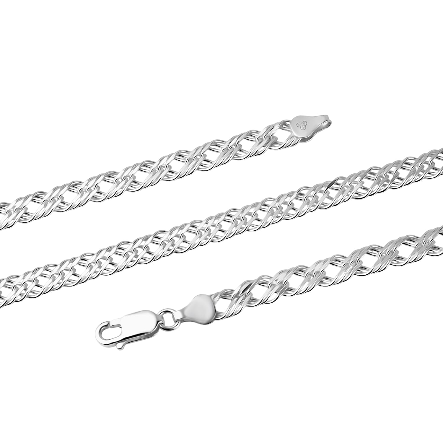 Sterling Silver 6mm Double Curb Chain 22 Inch 7315219 3