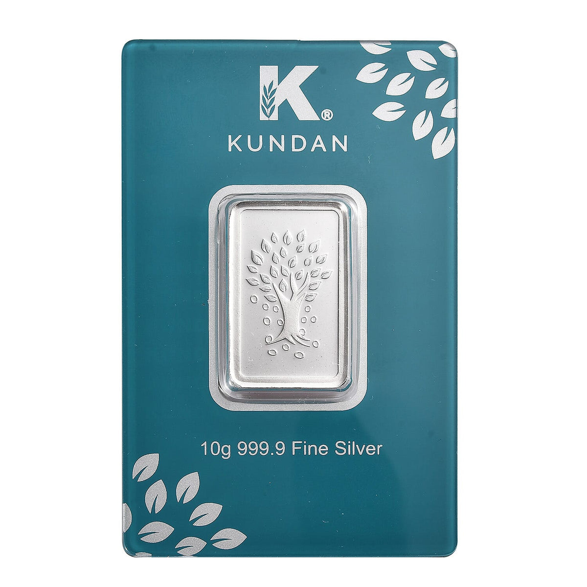 Kundan 999.9 Fine Silver Kalpataru Tree Bar (10Gms) 7890726 0