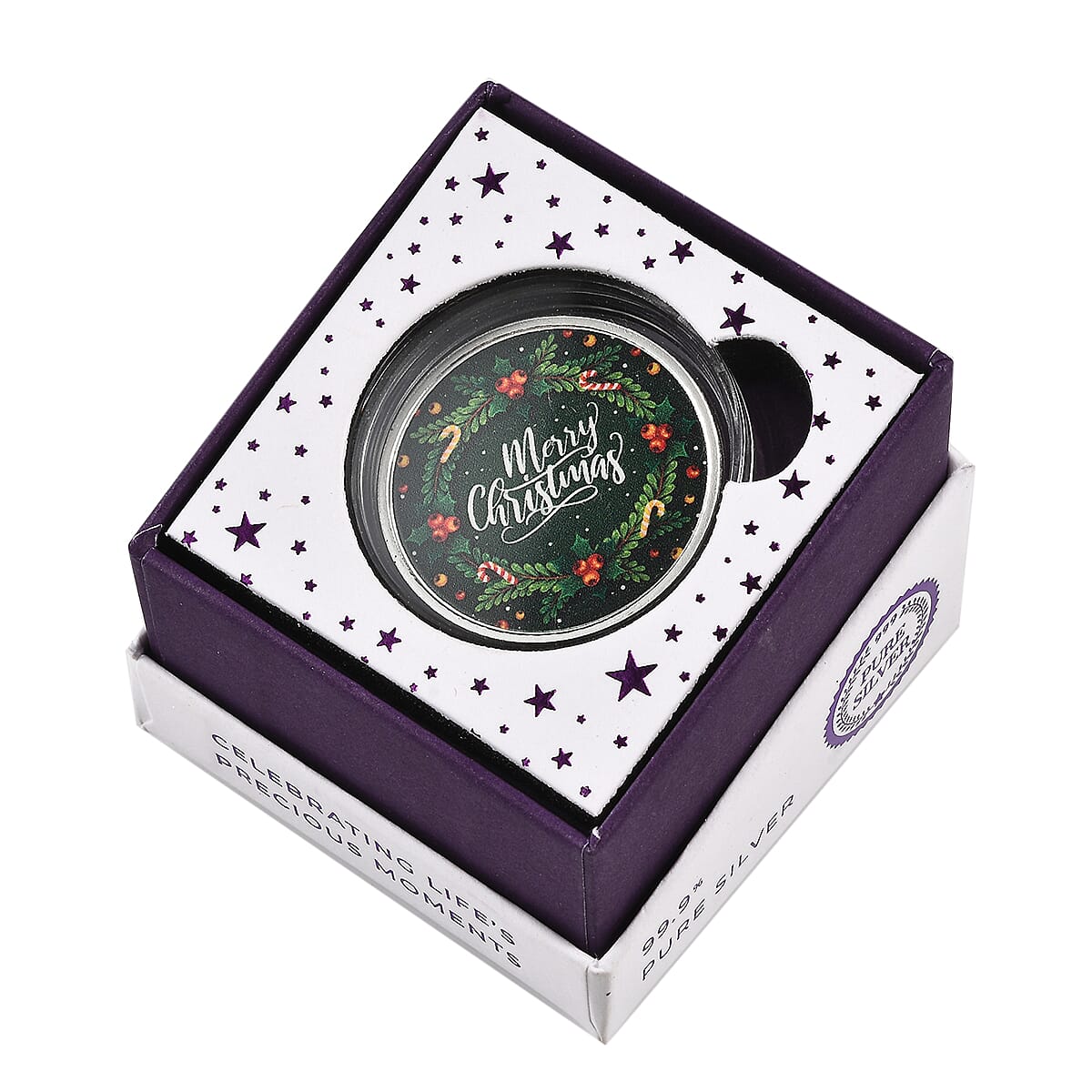 First Time Ever - Christmas Silver Coin ( 99.9% purity ), Silver Wt.10 Gms 7989899 3