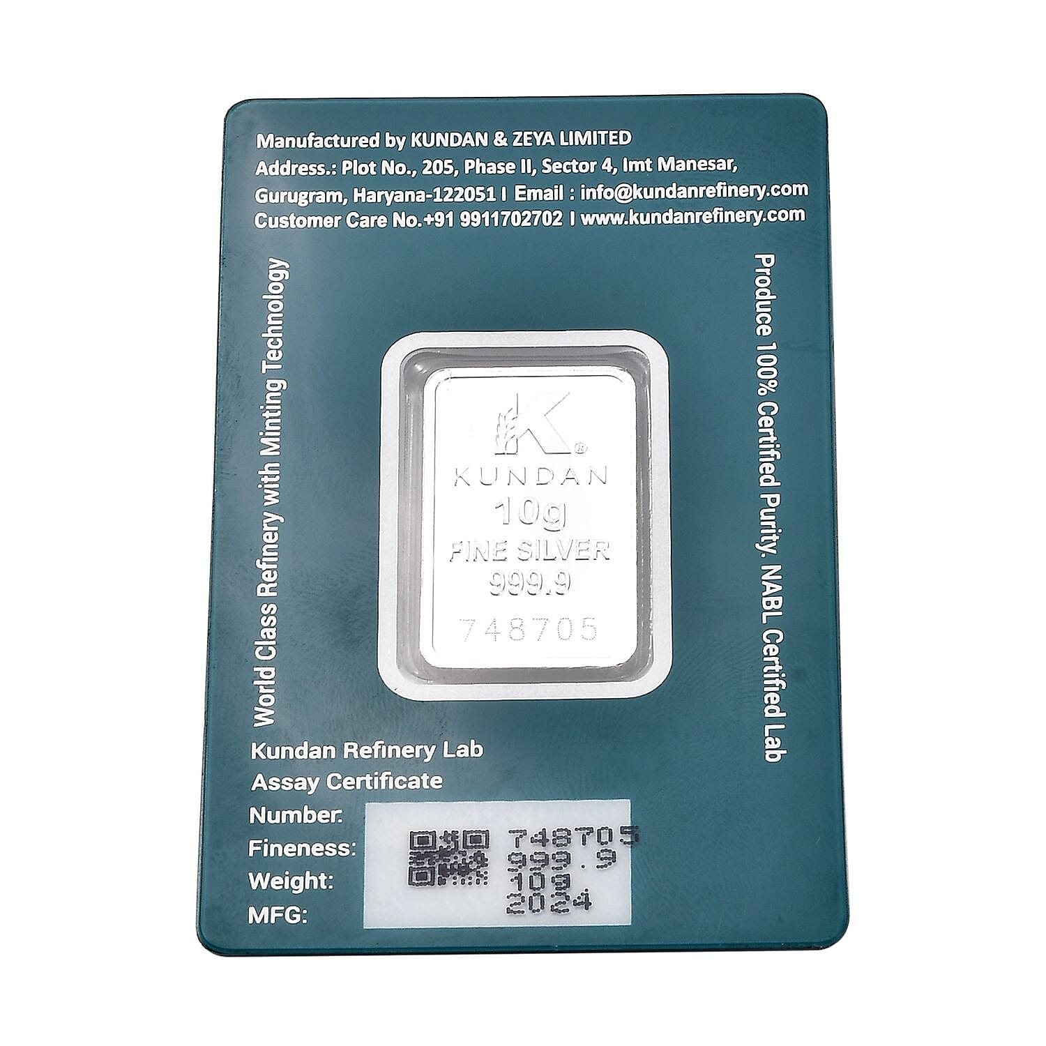 99.99% Sterling Silver Bar 8017258 4