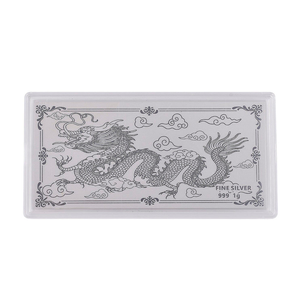 One Time Deal - 999 Silver Dragon Sheet