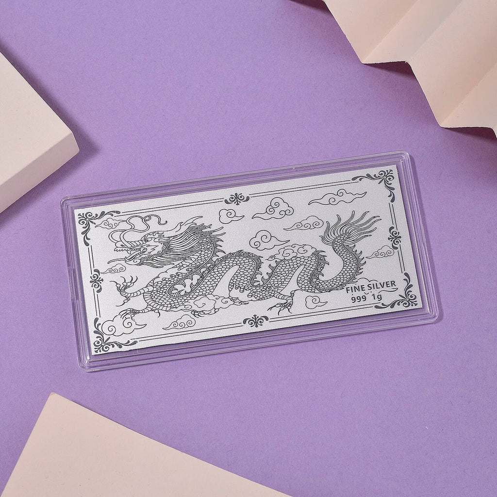 One Time Deal - 999 Silver Dragon Sheet