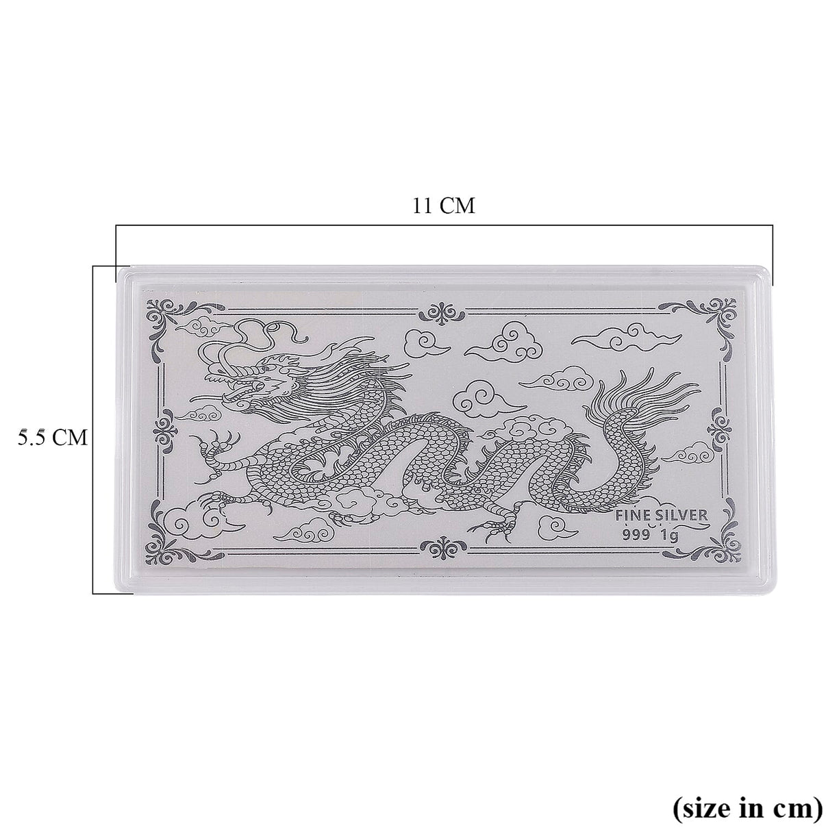 999 Fine Silver Foil with Dragon Pattern 8133992 4