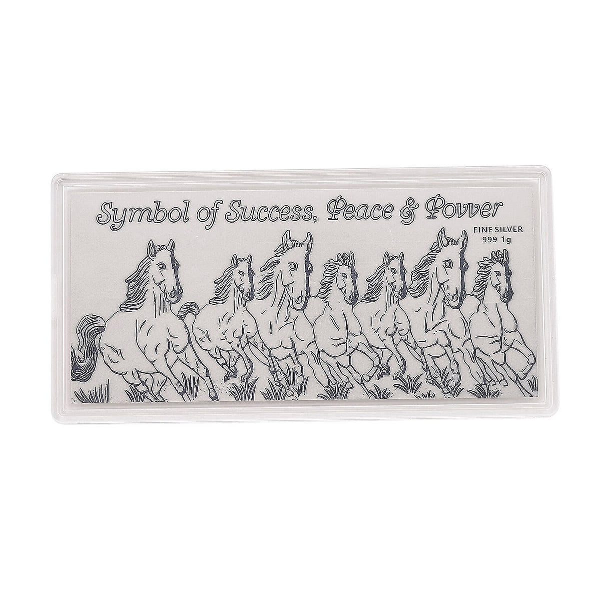 999 Fine Silver Seven Horses 8133994 0