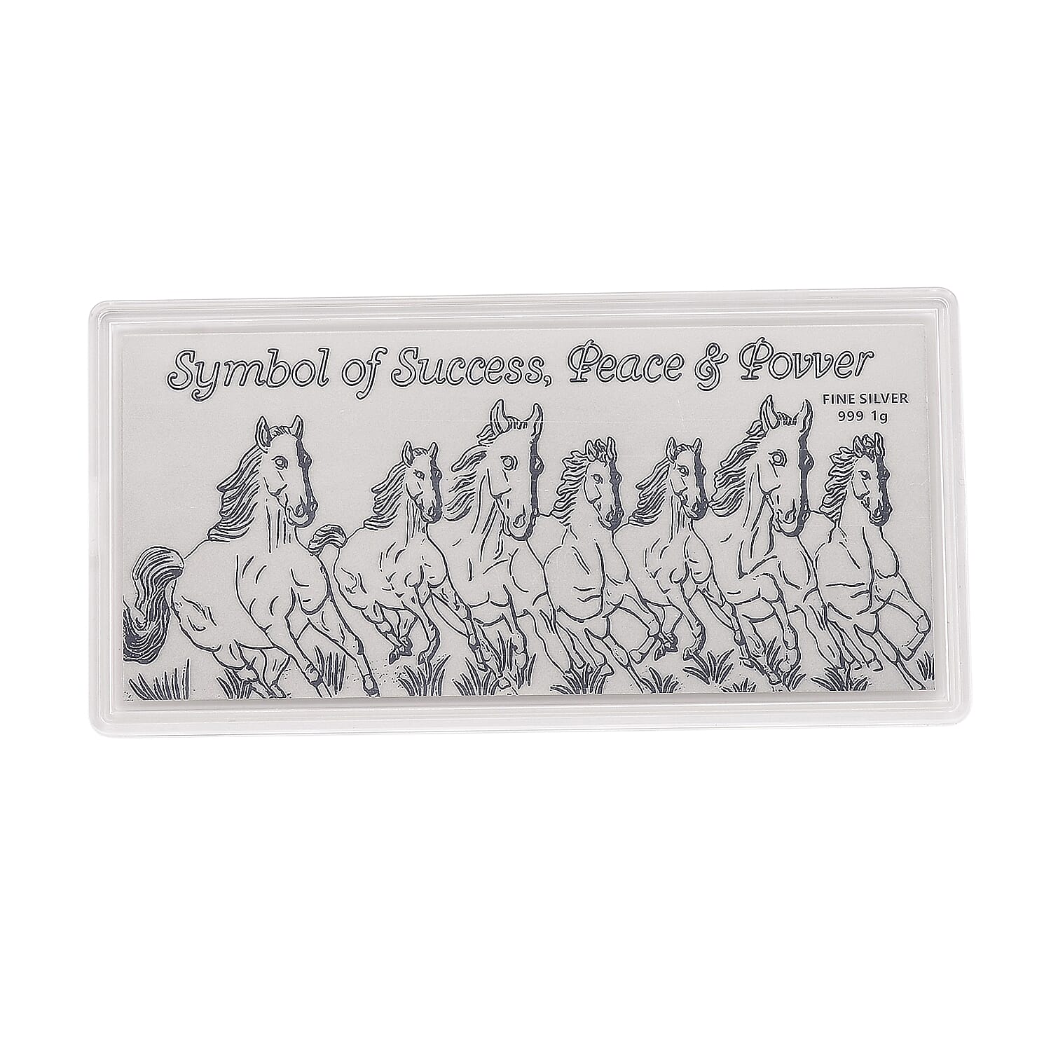 999 Fine Silver Seven Horses 8133994 0