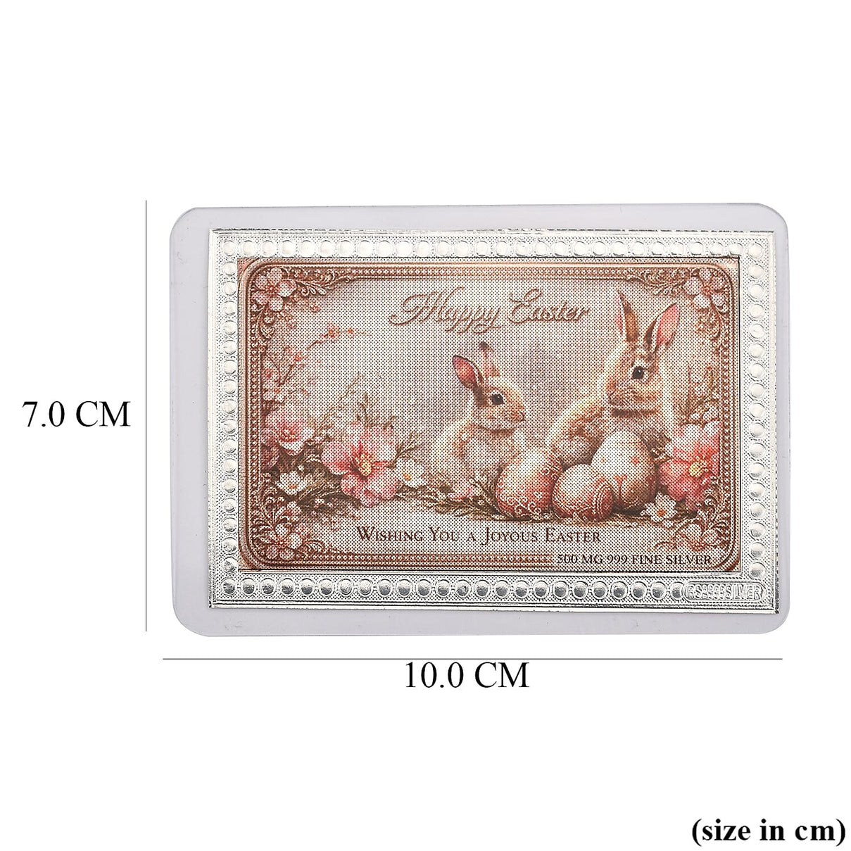 Sterling Silver (99.9% Purity) Easter Bunny Collectible 8512035 9
