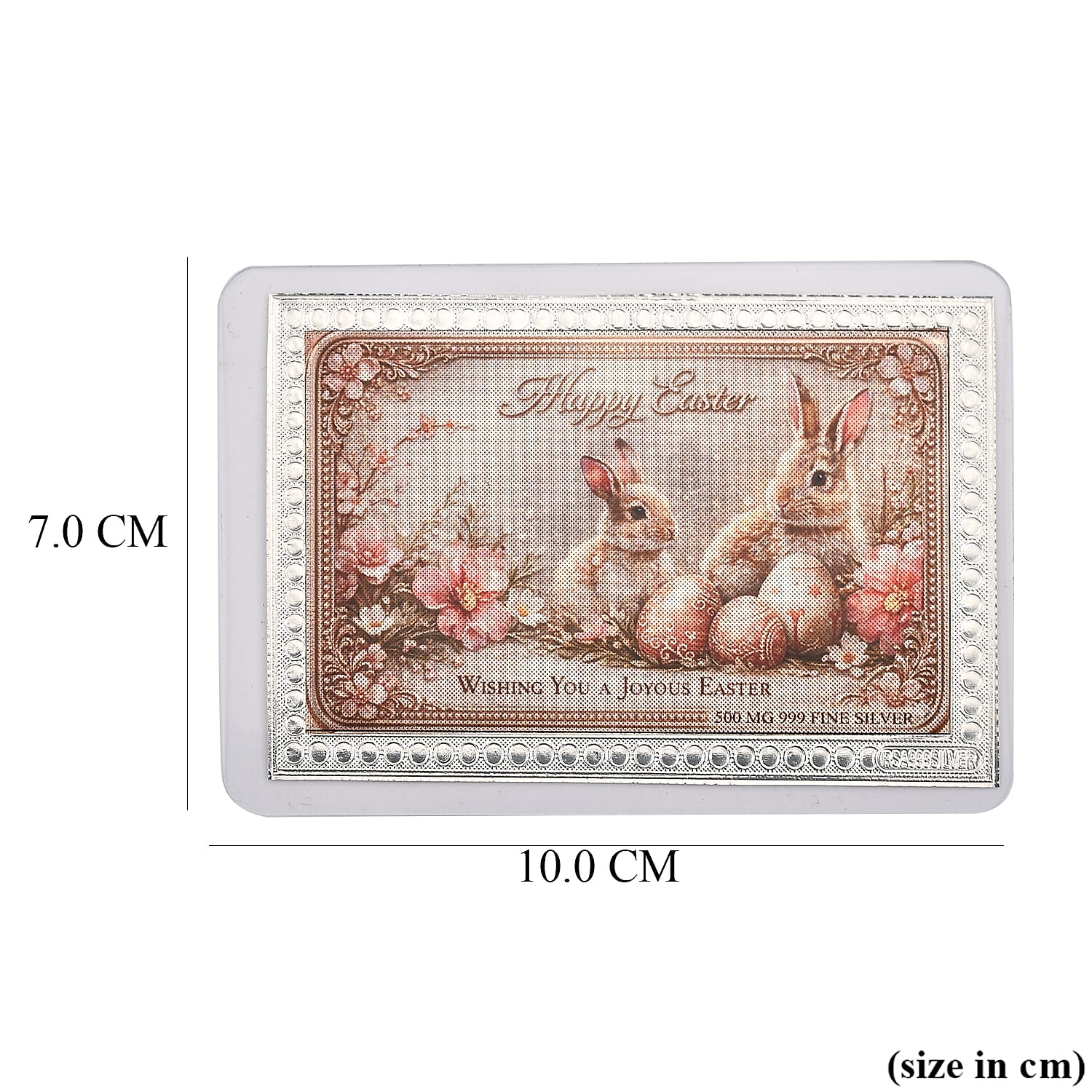 Sterling Silver (99.9% Purity) Easter Bunny Collectible 8512035 9