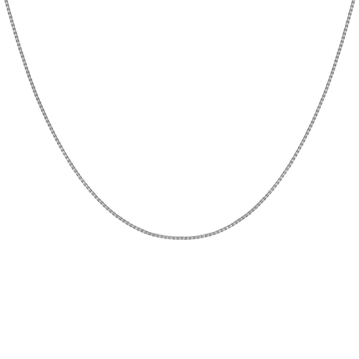 Sterling Silver Adjustable Box Chain 16 Inch - 18 Inch 7618171 0