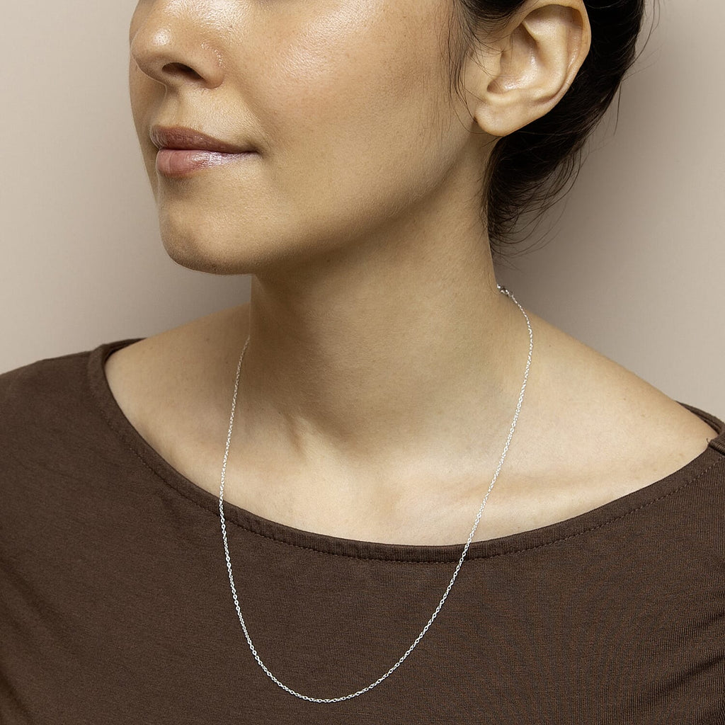 Sterling Silver Chain (Size - 20)