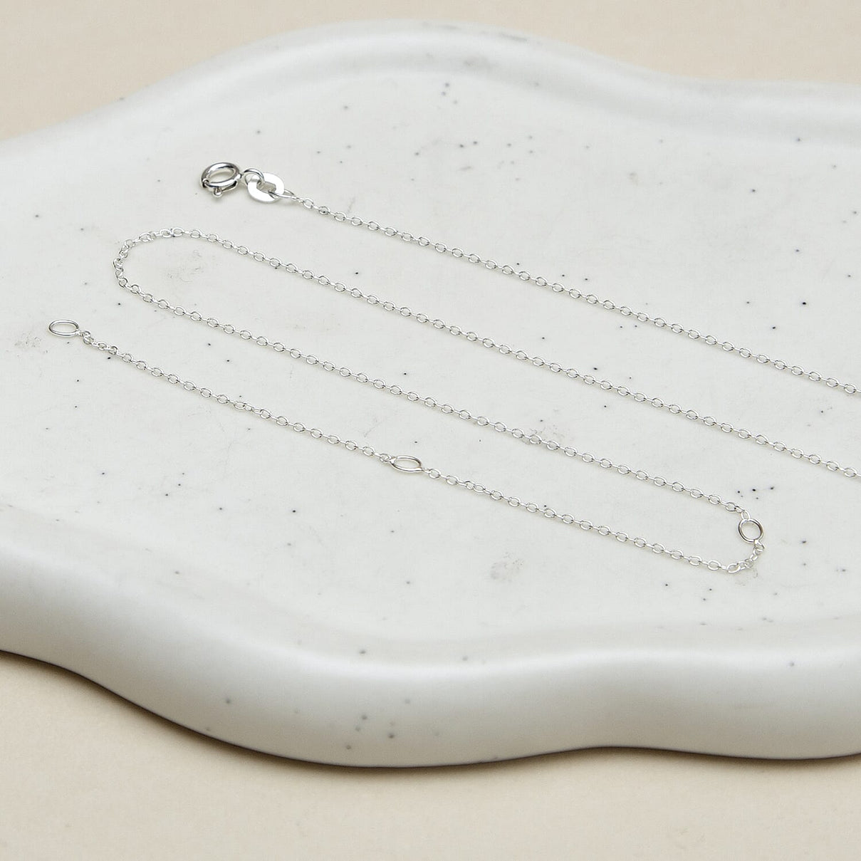 Sterling Silver Adjustable Trace Chain 16 Inch  18 Inch - 20 Inch 7609232 2