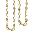 Sterling Silver Anchor Link Necklace (Size - 20) With Lobster Clasp Silver Wt. 19.00 Gms