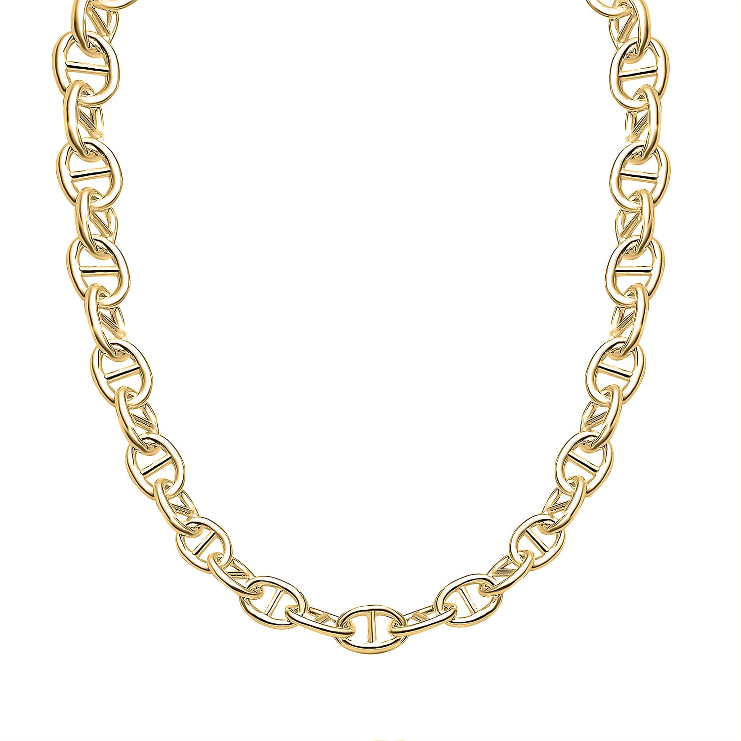 Sterling Silver Anchor Link Necklace (Size - 20) With Lobster Clasp Silver Wt. 19.00 Gms 7027813 2