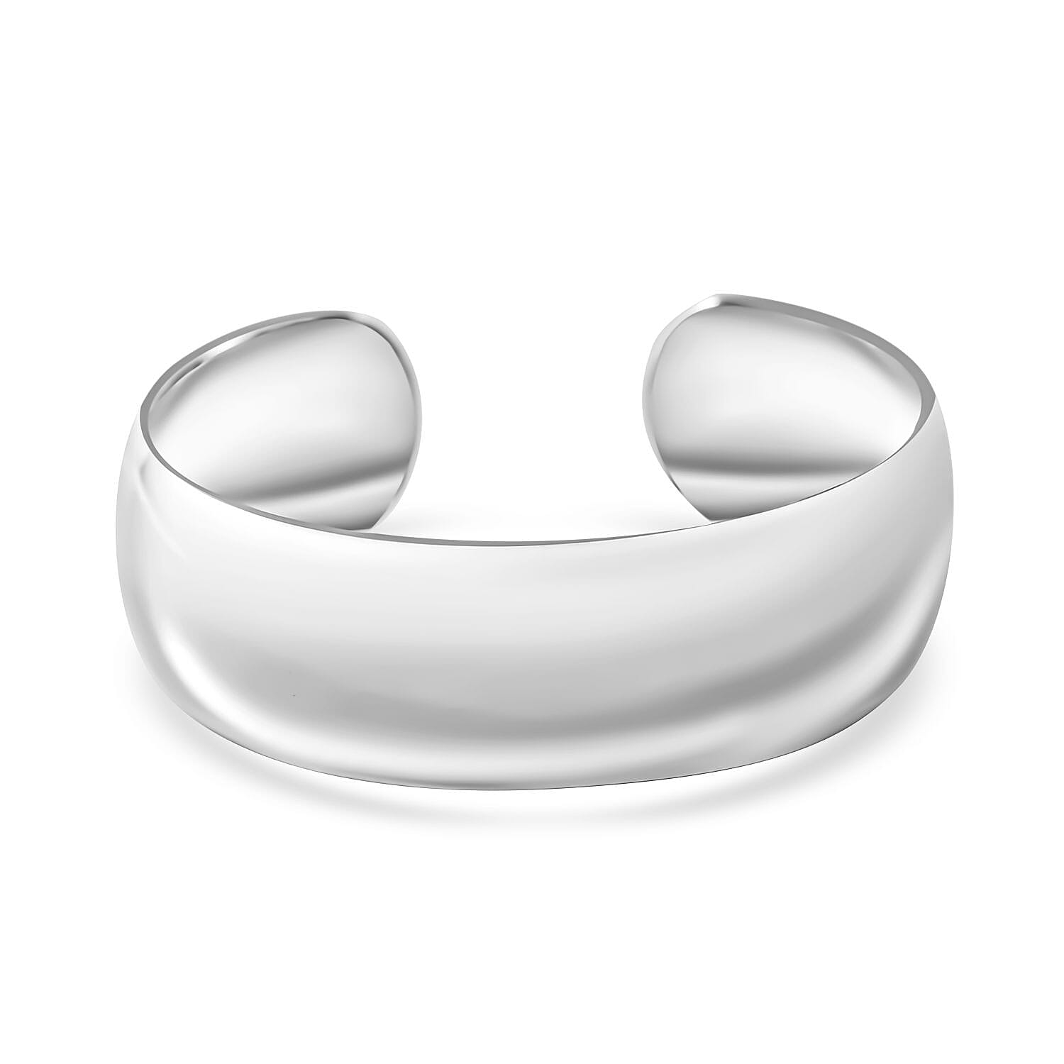 Vicenza Find- Sterling Silver Bangle (Size 7.5 Inch) 7801556 0