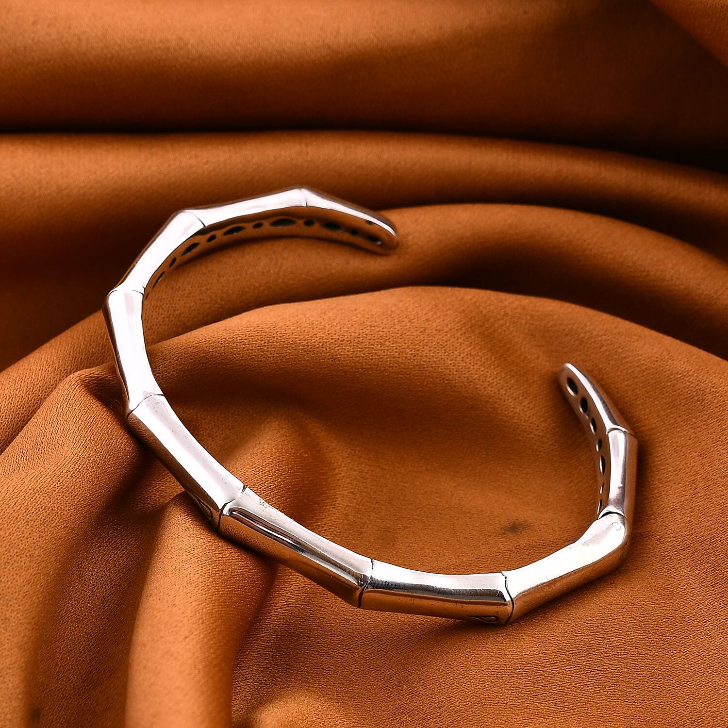Thai Silver Bamboo Bangle 7750539 2