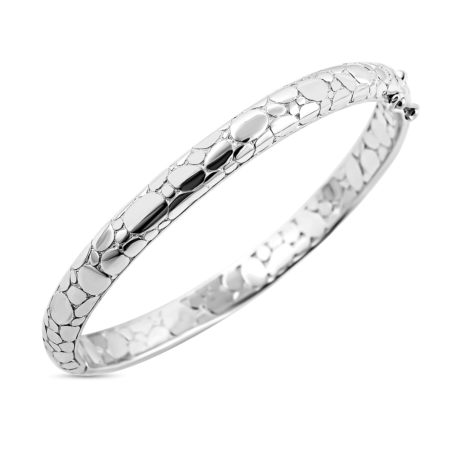 Royal Bali Collection - Sterling Silver Pebble Bangle 7749446 10