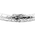 Royal Bali Collection - Sterling Silver Pebble Bangle (Size 7.5) Silver Wt. 26.45 Gms.