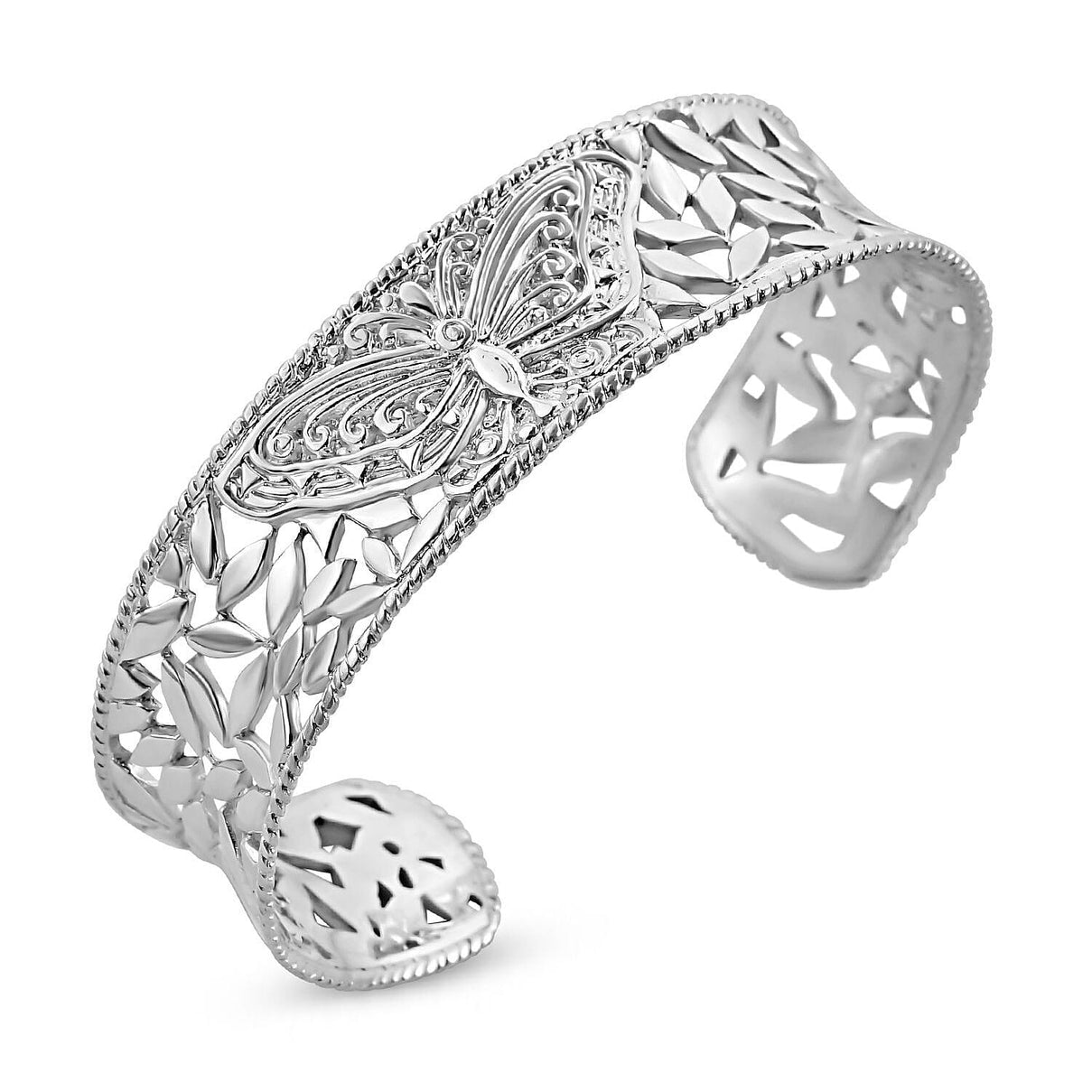 Sterling Silver Cuff Bangle (Size 7), Silver Wt. 27.70 Gms 7656122 4