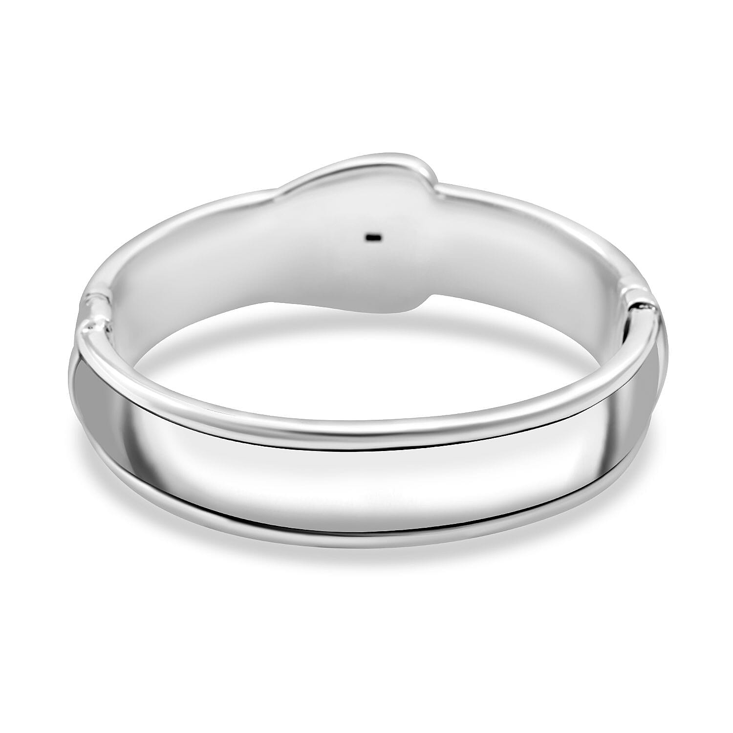 Sterling Silver Belt Buckle Bangle (Size - 7.5), Silver Wt. 33.50 Gms 7801382 4