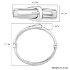 Sterling Silver Belt Buckle Bangle (Size - 7.5), Silver Wt. 33.50 Gms