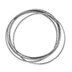 Royal Bali Collection- Limited Edition- Designer Multi Strand Weave Bangle in Sterling Silver, Silver Wt. 43.01 Gms