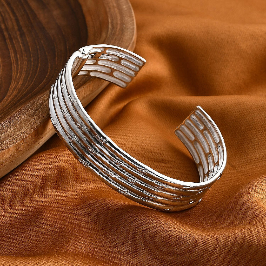 One Time Deal- Sterling Silver Bangle (Size 7.5), Silver Wt. 47.03 Gms.