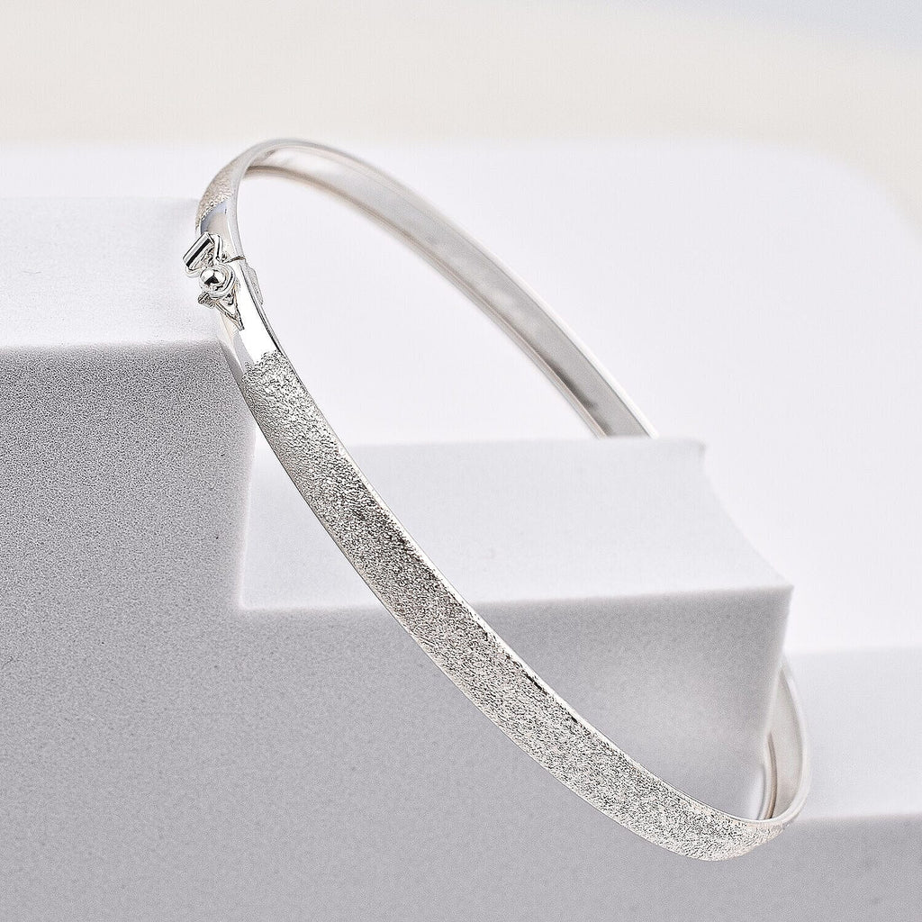 NY Close Out Deal- Sterling Silver Bangle (Size 7.5)