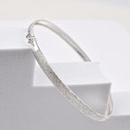 NY Close Out Deal- Sterling Silver Bangle (Size 7.5)