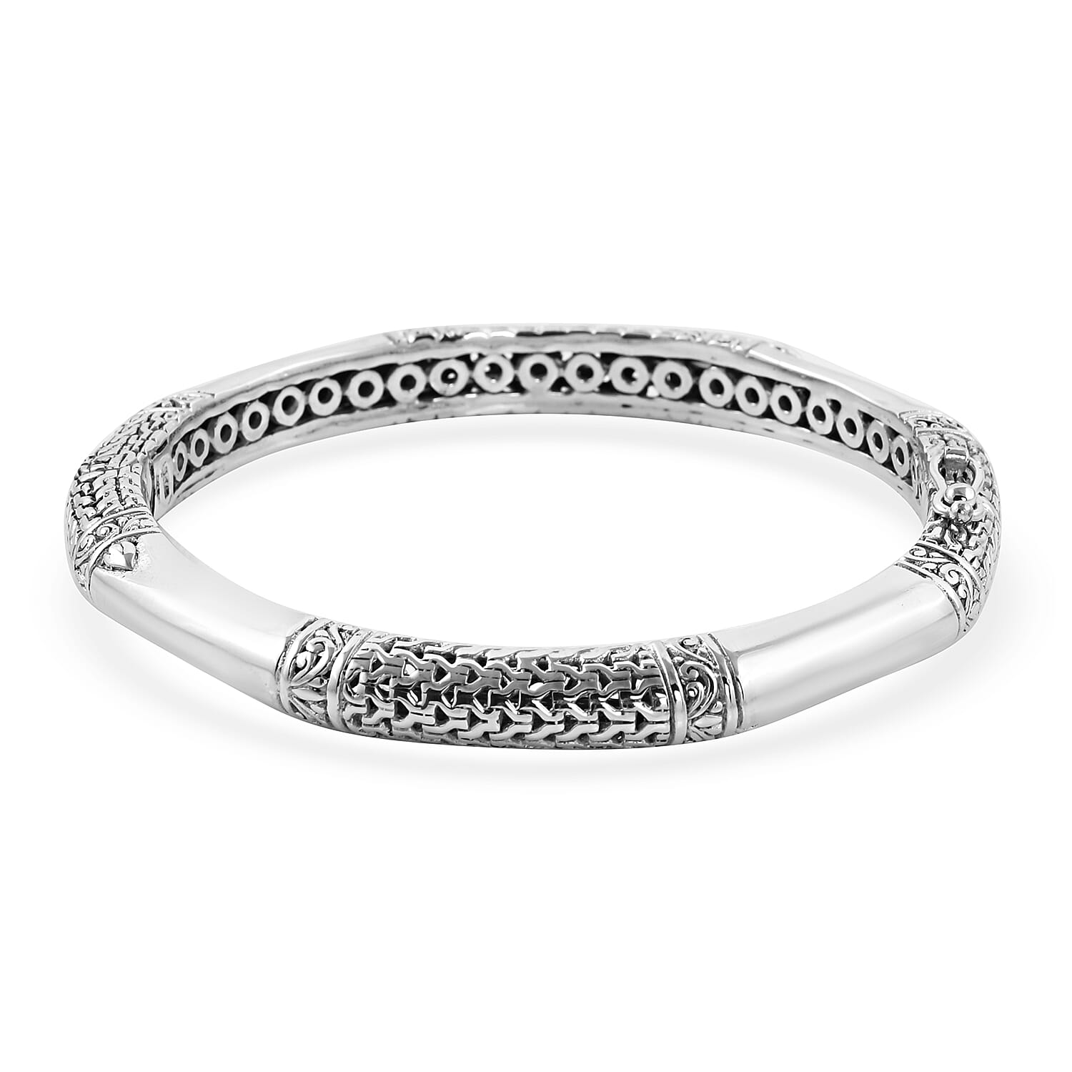 Sterling Silver Bangle (Size 7.5), Silver Wt 25.40 Gms 7132409 0