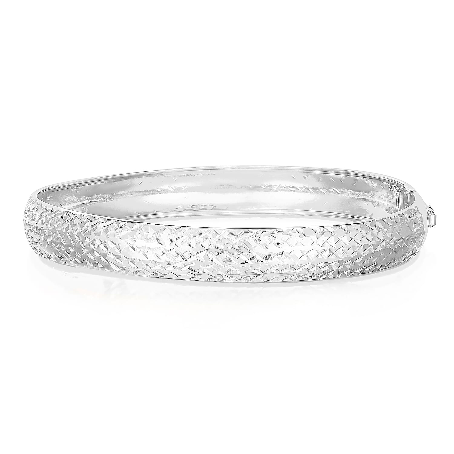 NY Close Out - Sterling Silver Bangle (Size 8) 7978015 0
