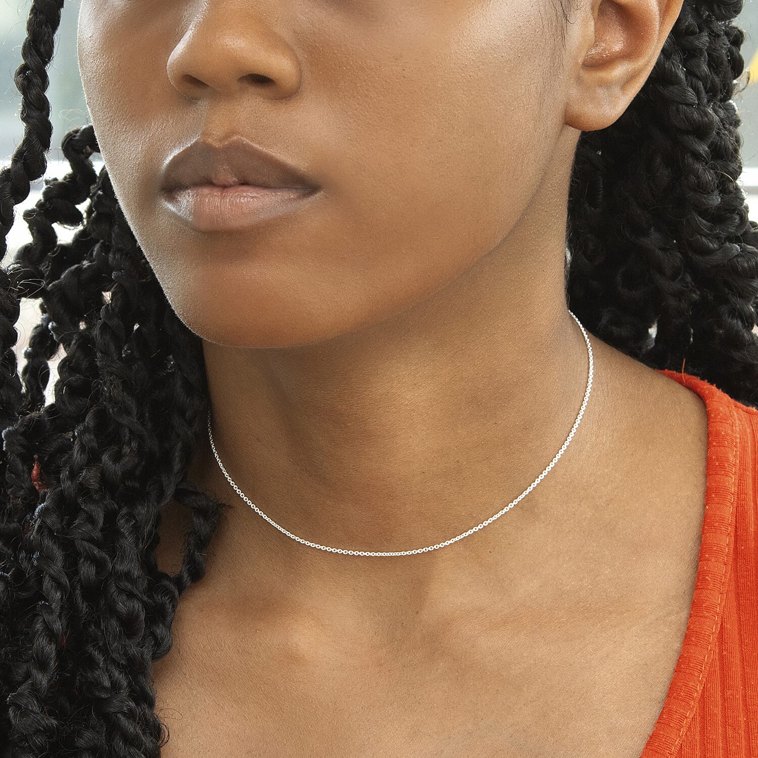 Sterling Silver Belcher Chain 14 Inch 7609283 1